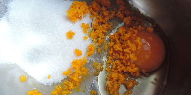 торт-купол цукотто с апельсиновым и шоколадным муссами