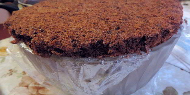 торт-купол цукотто с апельсиновым и шоколадным муссами