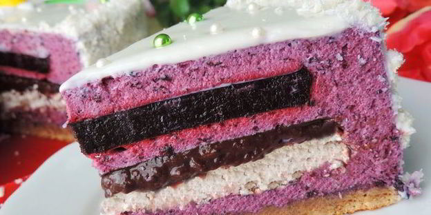 торт-мусс черничный каприз