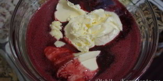 торт-мусс вишня в шоколаде