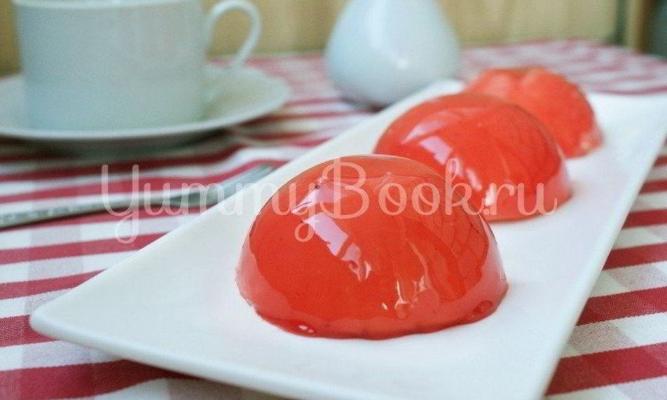 Рецепт ванильного мусса в глазури