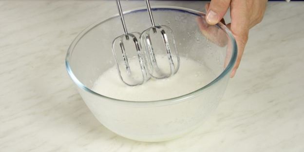 яблоки с лимонным муссом