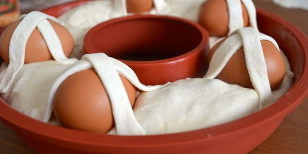 итальянский пасхальный каравай