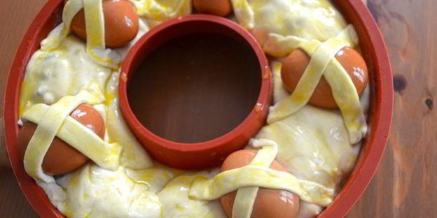 итальянский пасхальный каравай