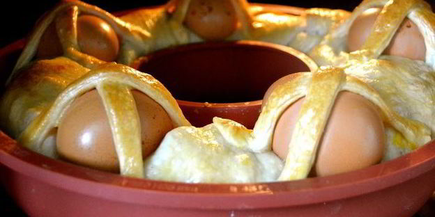 итальянский пасхальный каравай