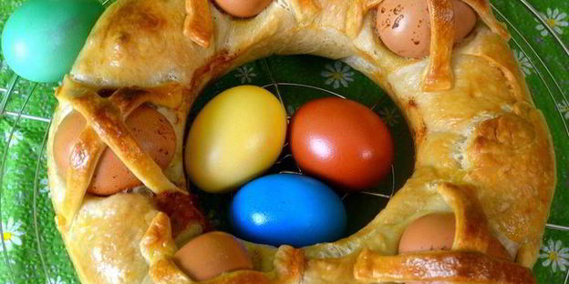 итальянский пасхальный каравай