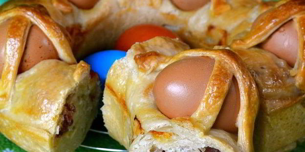 итальянский пасхальный каравай