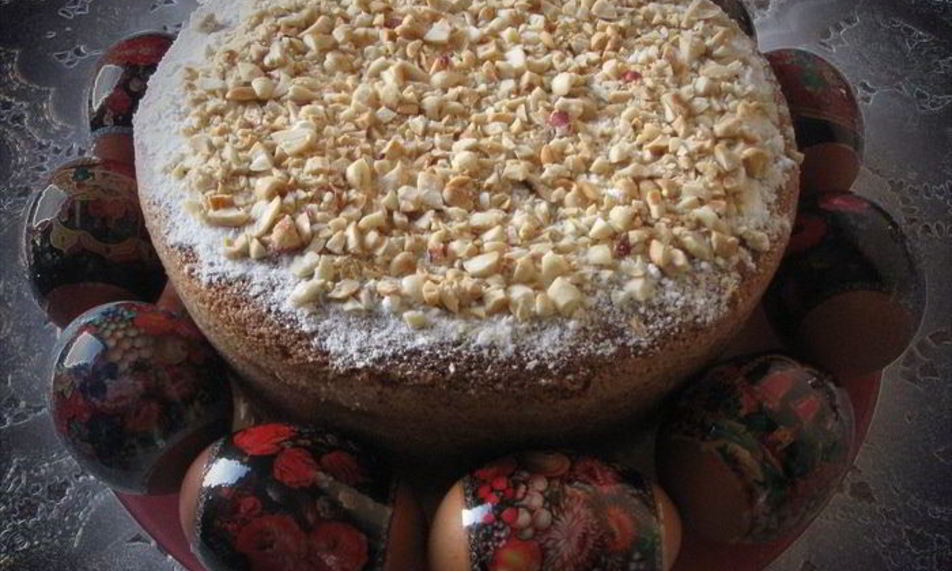 Рецепт кулича из манно-молочного бисквита