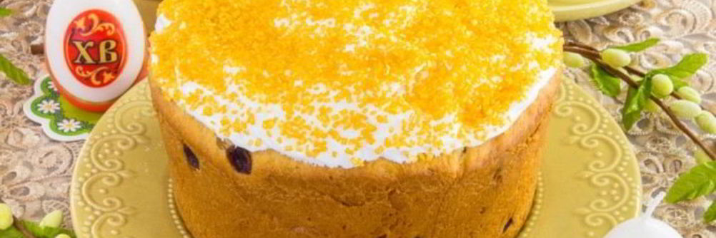 Кулич на ряженке