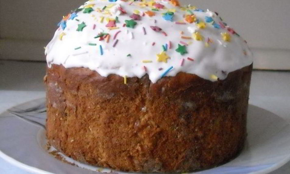 Рецепт кулича с белым изюмом