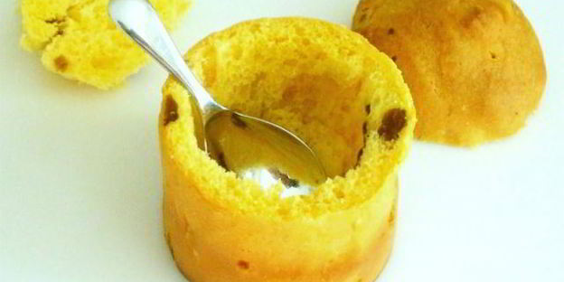 кулич с домашним мороженым