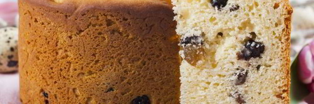 Кулич с изюмом