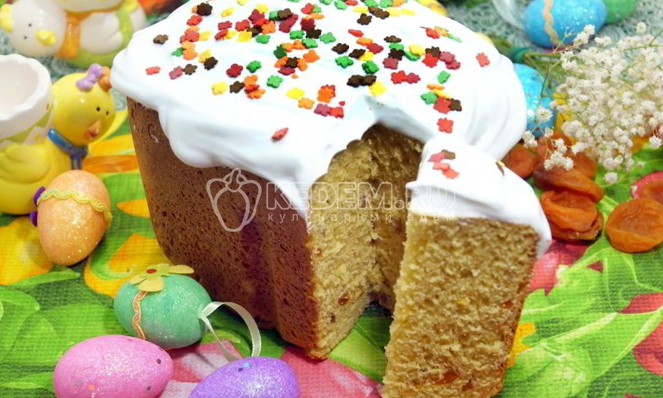 Рецепт кулича в хлебопечке