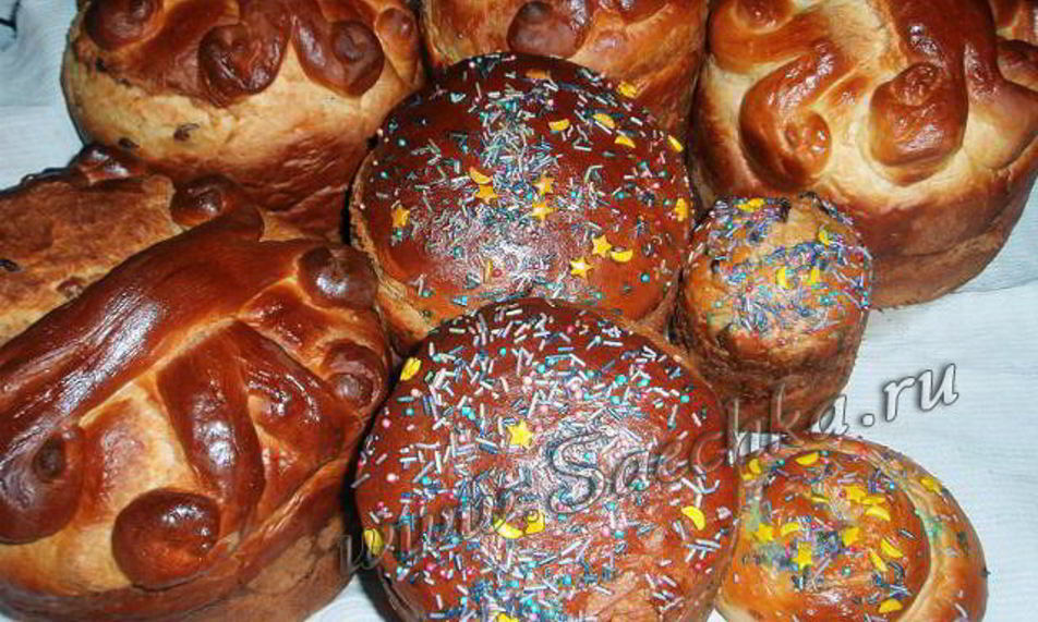 Рецепт куличей пасхальных