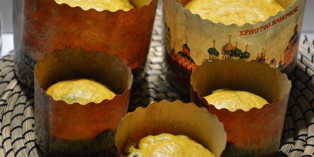 куличи с шафраном