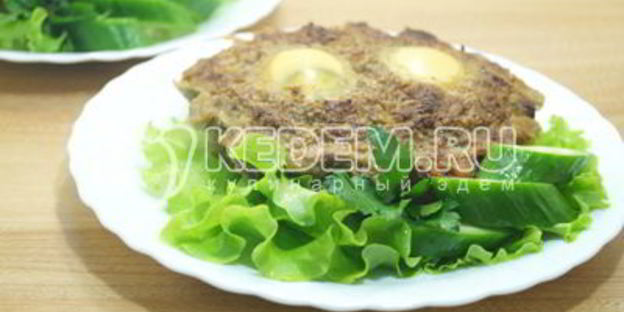 мясное суфле с яйцом пасхальное