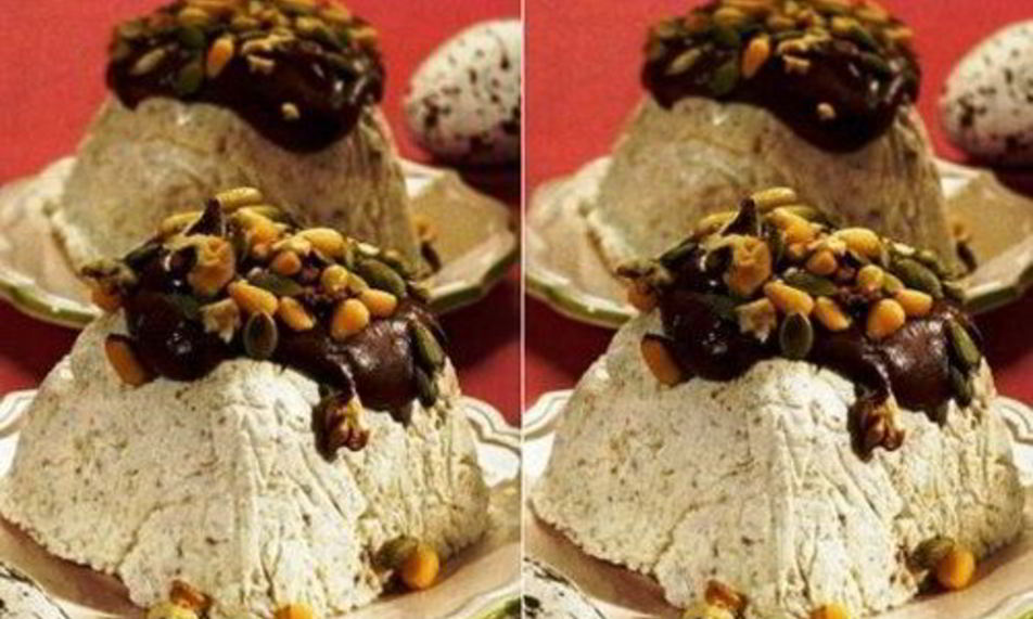Рецепт пасхи с горьким шоколадом и орехами