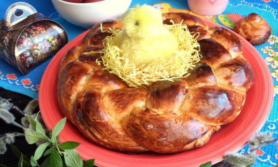 Рецепт пасхальной косы с цукатами