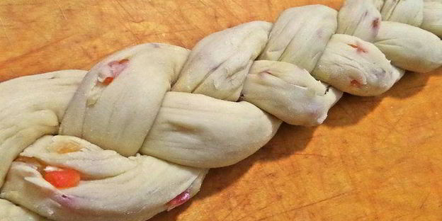 пасхальная коса с цукатами