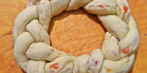 пасхальная коса с цукатами