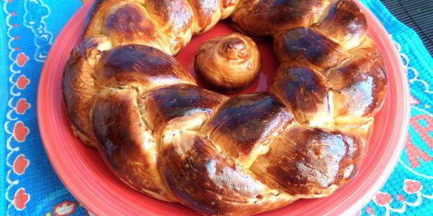 пасхальная коса с цукатами