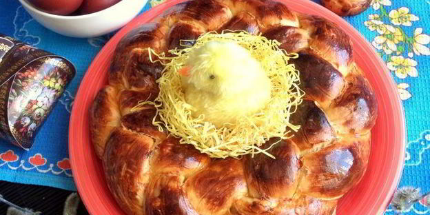 пасхальная коса с цукатами