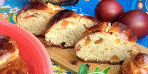 пасхальная коса с цукатами
