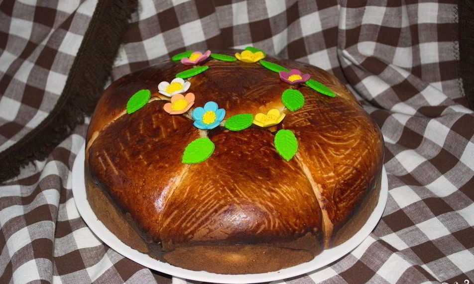 Рецепт пасхального сдобного каравая