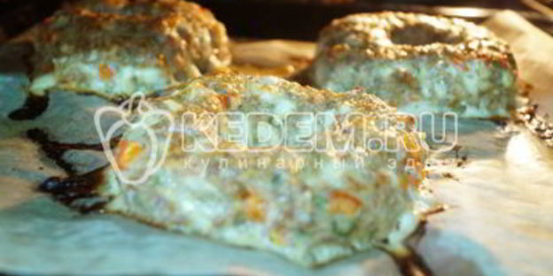 пасхальные мясные колечки с яйцом