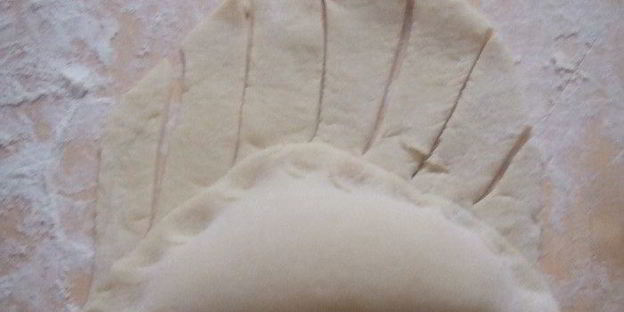 пасхальные рогалики с очень вкусным тестом