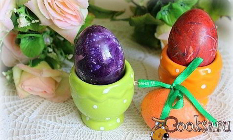 Рецепт пасхальных яиц