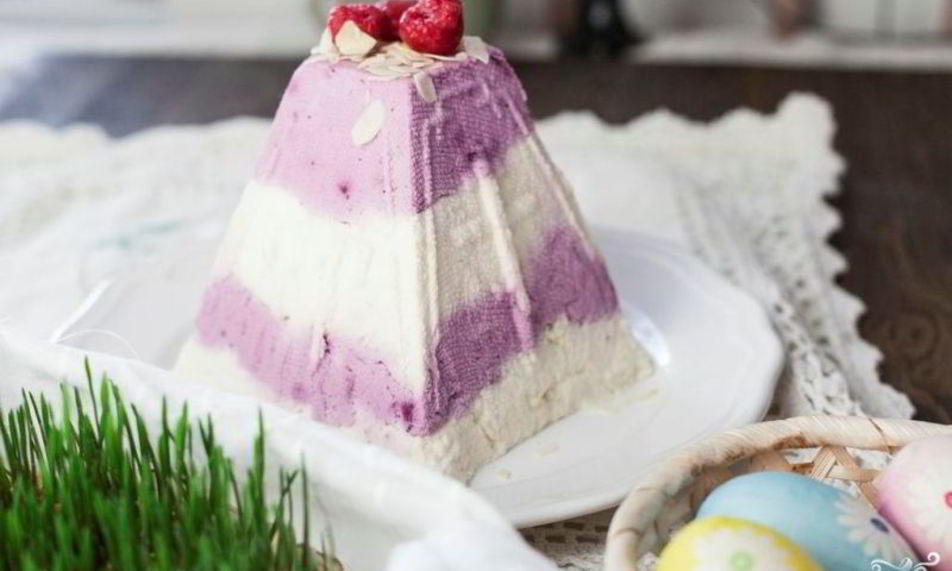Рецепт полосатой пасхи