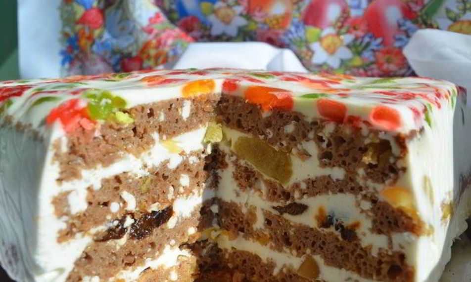 Рецепт торта из кулича после праздника