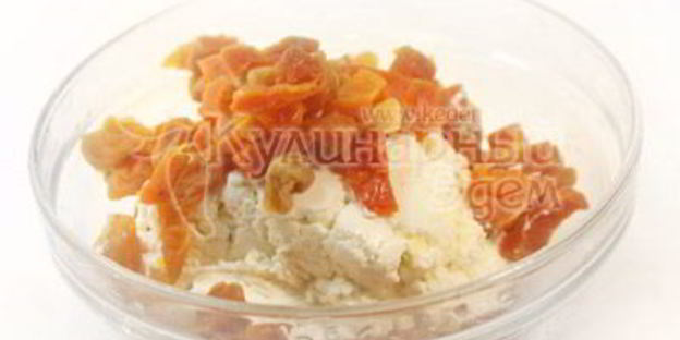 творожная пасха с курагой