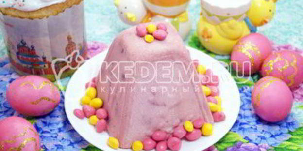 творожная пасха вишневая