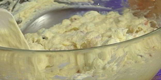 ванильная пасха с цукатами и миндалем