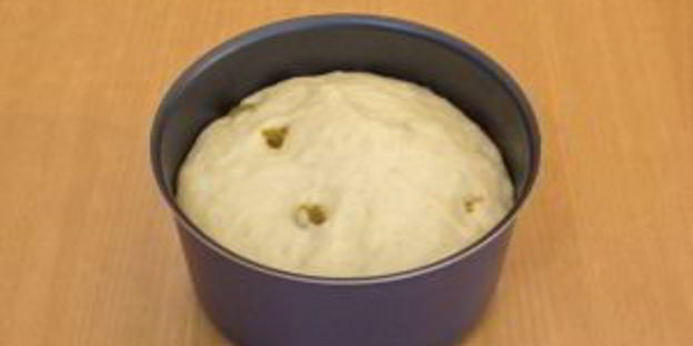 ванильный кулич на сливках