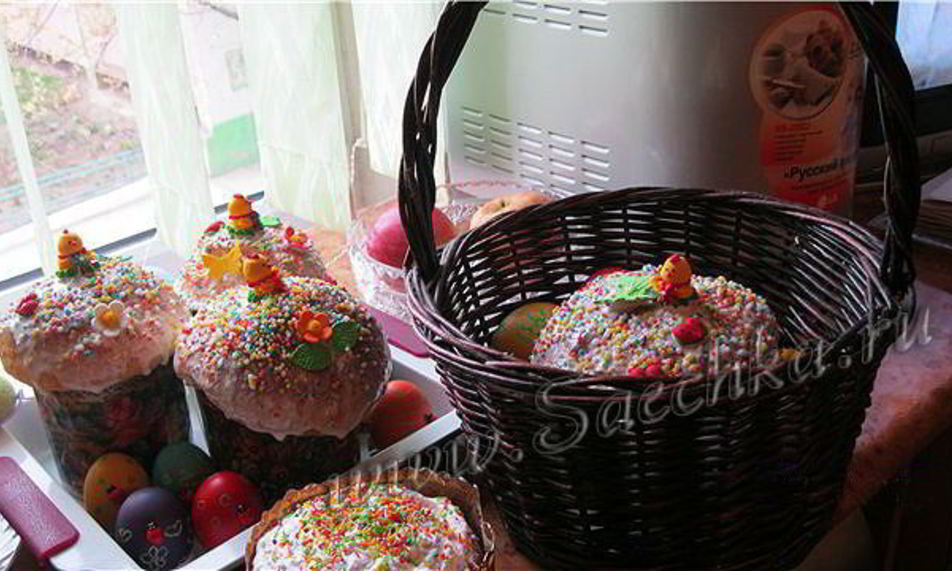 Рецепт вкусного пасхального кулича