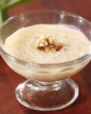 Пудинг из тапиоки в кокосовом молоке