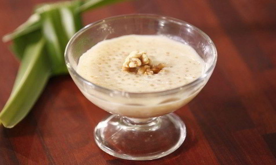 Рецепт пудинга из тапиоки в кокосовом молоке