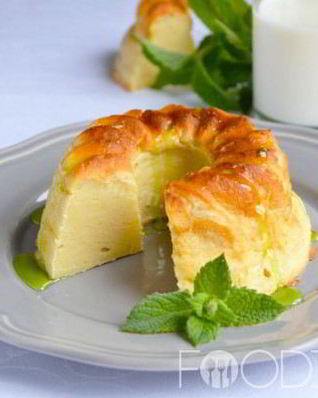 Пудинг из творога в духовке