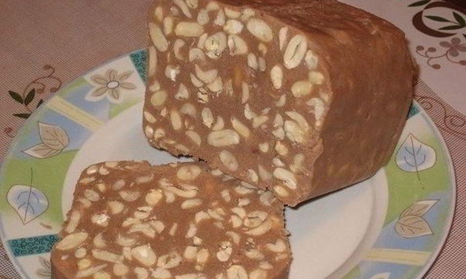 Рецепт щербета с арахисом