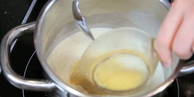 шоколадно-мятный десерт из кускуса