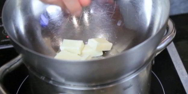 шоколадно-мятный десерт из кускуса