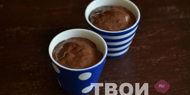 шоколадный пудинг
