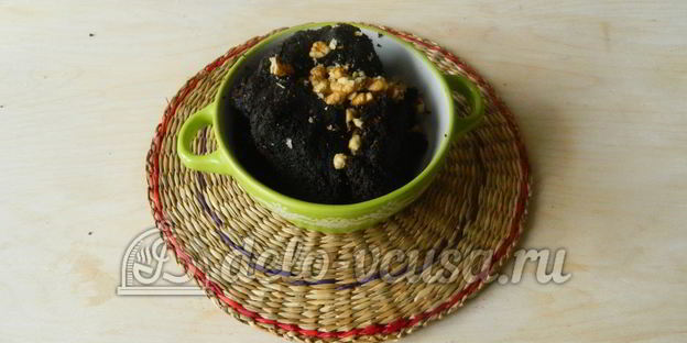 сладкая колбаска из бисквита