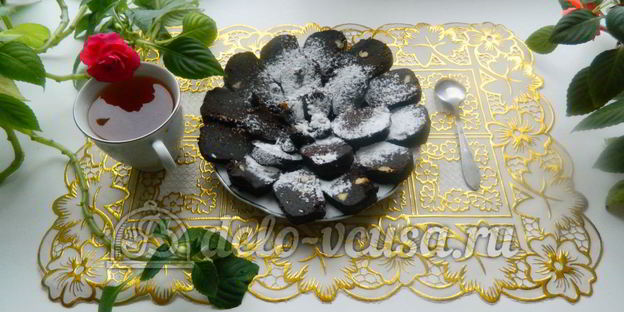 сладкая колбаска из бисквита