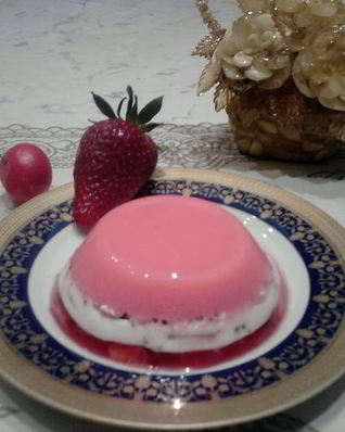 Сливочно-ягодное желе