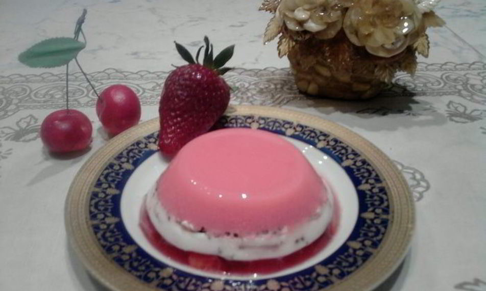 Рецепт сливочно-ягодного желе