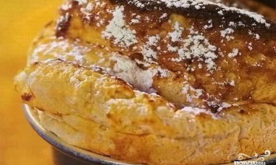 Рецепт бананового суфле